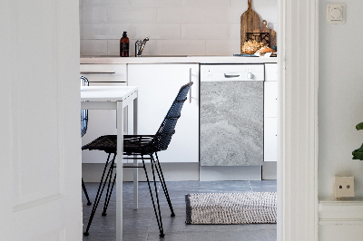 Copertura magnetica per porta della lavastoviglie Tema grigio cemento