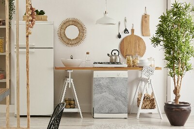 Copertura magnetica per porta della lavastoviglie Tema grigio cemento
