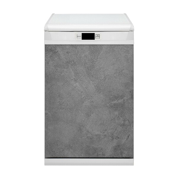 Coperchio magnetico decorativo per lavastoviglie Tema in cemento grigio
