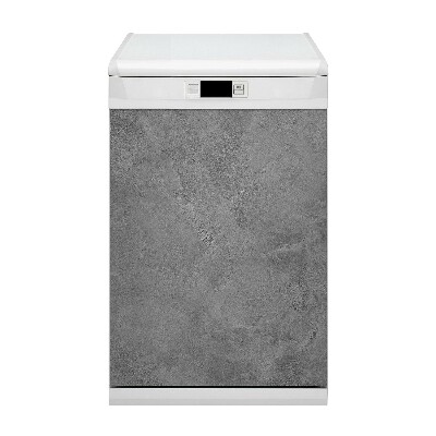 Coperchio magnetico decorativo per lavastoviglie Tema in cemento grigio