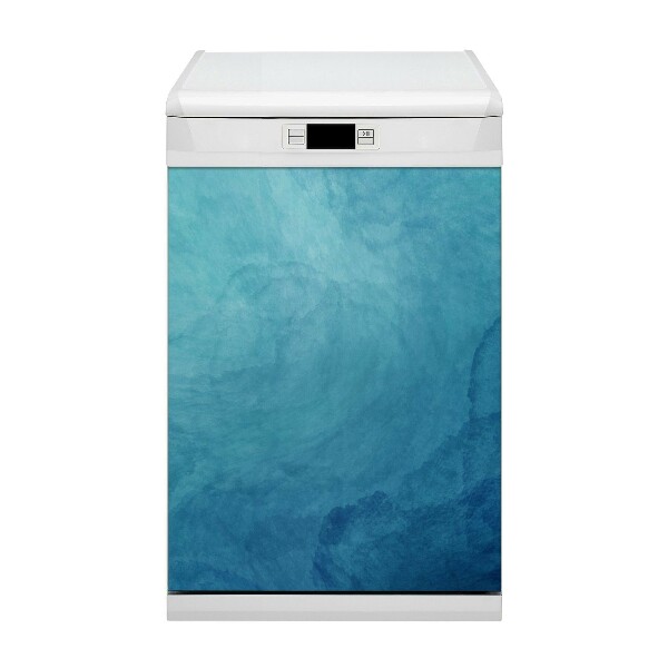 Copertura magnetica per porta della lavastoviglie Onde blu