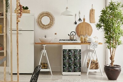 Adesivo magnetico per lavastoviglie Fiori di palma