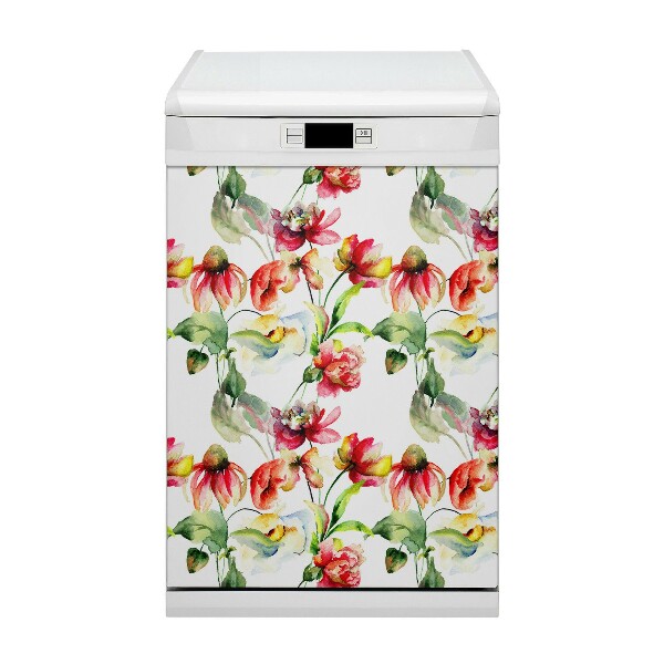 Copertura magnetica per lavastoviglie Fiori selvatici
