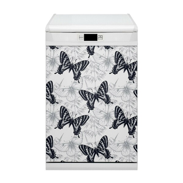 Pannello magnetico per lavastoviglie Drawing Butterflies