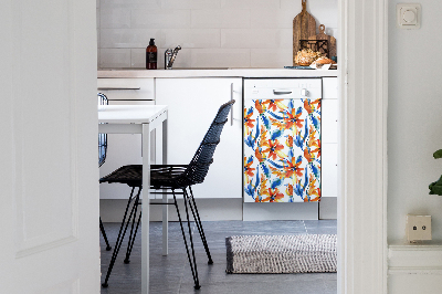 Coperchio magnetico decorativo per lavastoviglie Fiori solari