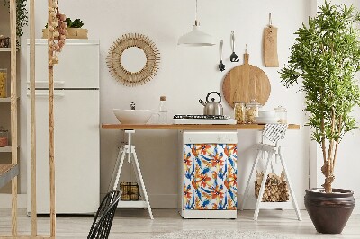Coperchio magnetico decorativo per lavastoviglie Fiori solari