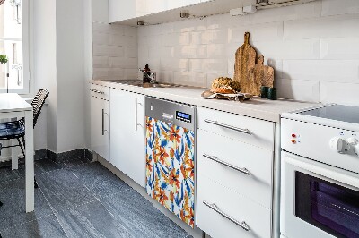 Coperchio magnetico decorativo per lavastoviglie Fiori solari