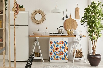 Coperchio magnetico decorativo per lavastoviglie Fiori solari