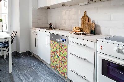 Coperchio magnetico decorativo per lavastoviglie Fiori colorati