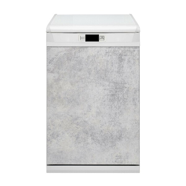 Adesivo magnetico per lavastoviglie Struttura in cemento bianco