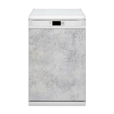Adesivo magnetico per lavastoviglie Struttura in cemento bianco