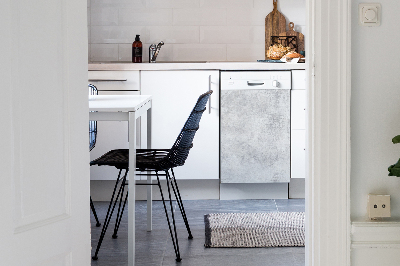 Adesivo magnetico per lavastoviglie Struttura in cemento bianco