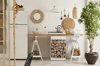Pannello magnetico per lavastoviglie Travi in legno