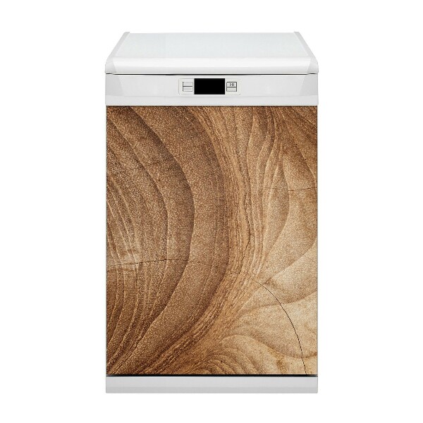 Coperchio magnetico decorativo per lavastoviglie Sezione trasversale in legno