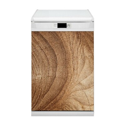 Coperchio magnetico decorativo per lavastoviglie Sezione trasversale in legno