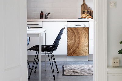 Coperchio magnetico decorativo per lavastoviglie Sezione trasversale in legno
