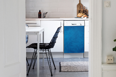 Copertura magnetica per lavastoviglie Sfondo blu