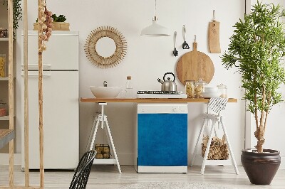 Copertura magnetica per lavastoviglie Sfondo blu