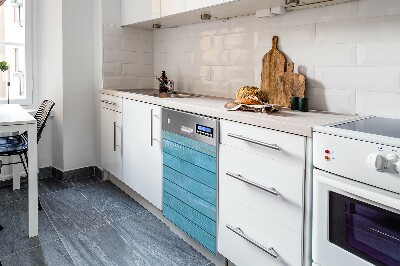 Adesivo magnetico per lavastoviglie Tavole blu