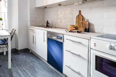 Copertura magnetica per lavastoviglie Astrazione blu