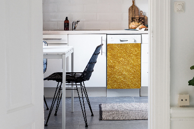 Adesivo magnetico per lavastoviglie Texture dorate