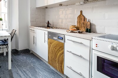 Coperchio magnetico decorativo per lavastoviglie Barattolo di legno