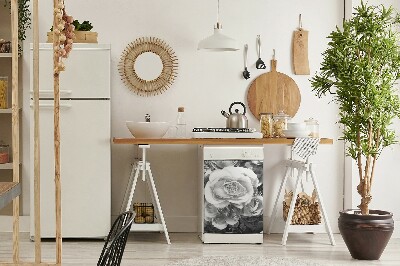 Copertura magnetica per lavastoviglie Rose retrò