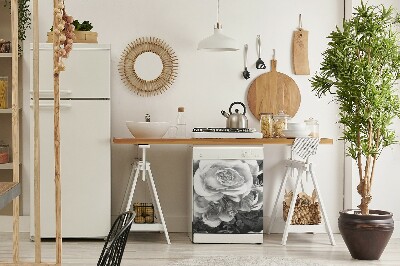 Copertura magnetica per lavastoviglie Rose retrò