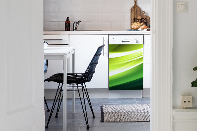 Adesivo magnetico per lavastoviglie Trama verde