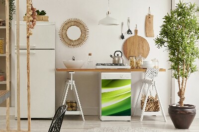 Adesivo magnetico per lavastoviglie Trama verde