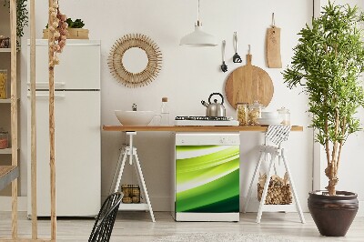 Adesivo magnetico per lavastoviglie Trama verde