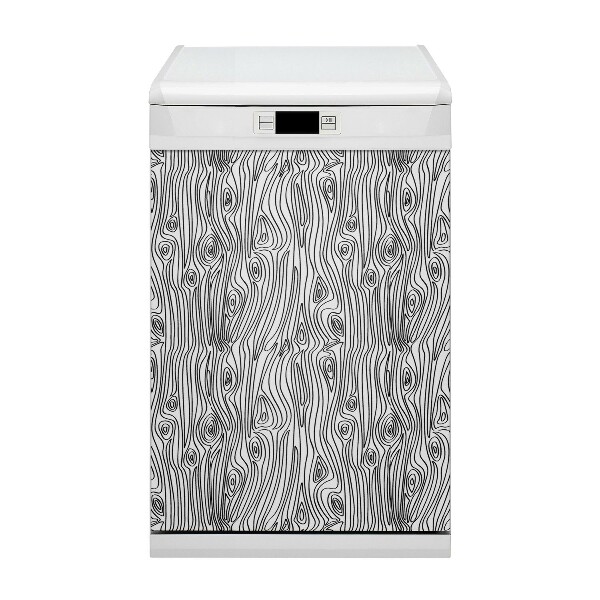 Coperchio magnetico decorativo per lavastoviglie Imitazione del legno