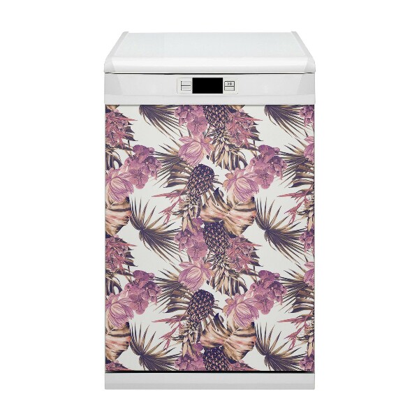 Adesivo magnetico per lavastoviglie Ananas