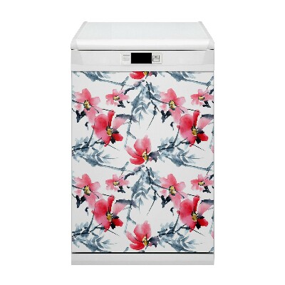 Adesivo magnetico per lavastoviglie Motivo floreale