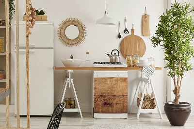 Coperchio magnetico decorativo per lavastoviglie Legno astratto