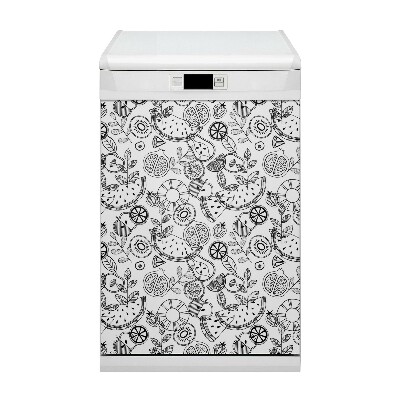 Copertura magnetica per porta della lavastoviglie Frutta