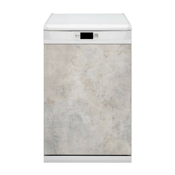 Copertura magnetica per lavastoviglie Cemento bianco