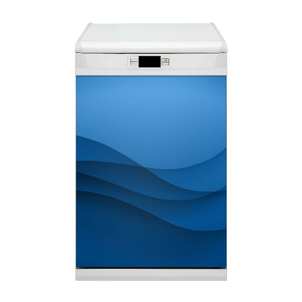 Coperchio magnetico decorativo per lavastoviglie Attraversamento blu
