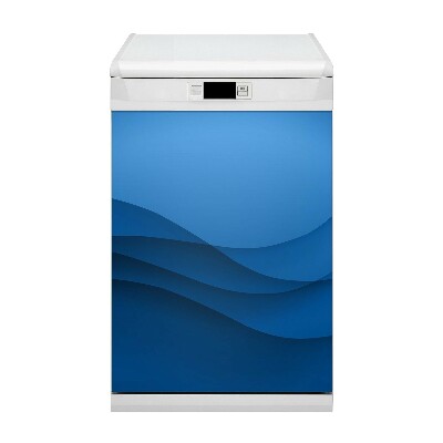 Coperchio magnetico decorativo per lavastoviglie Attraversamento blu