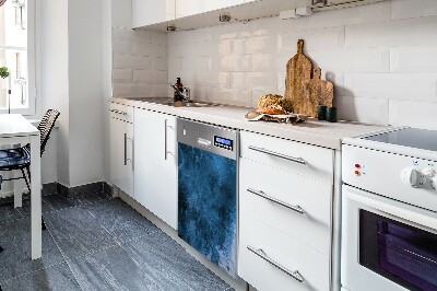 Coperchio magnetico decorativo per lavastoviglie Ondate di astrazione