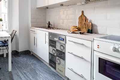 Adesivo magnetico per lavastoviglie Vecchie cassette
