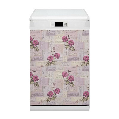 Coperchio magnetico decorativo per lavastoviglie Carta e peon