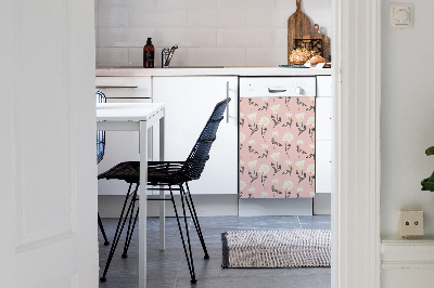 Adesivo magnetico per lavastoviglie Fiori delicati