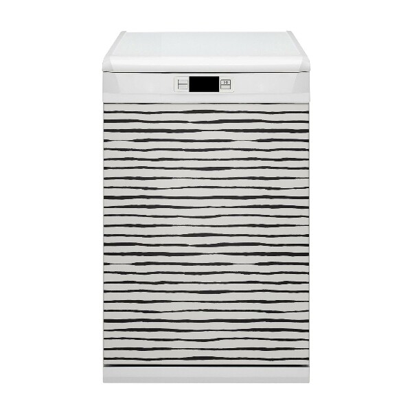 Adesivo magnetico per lavastoviglie Linee nere