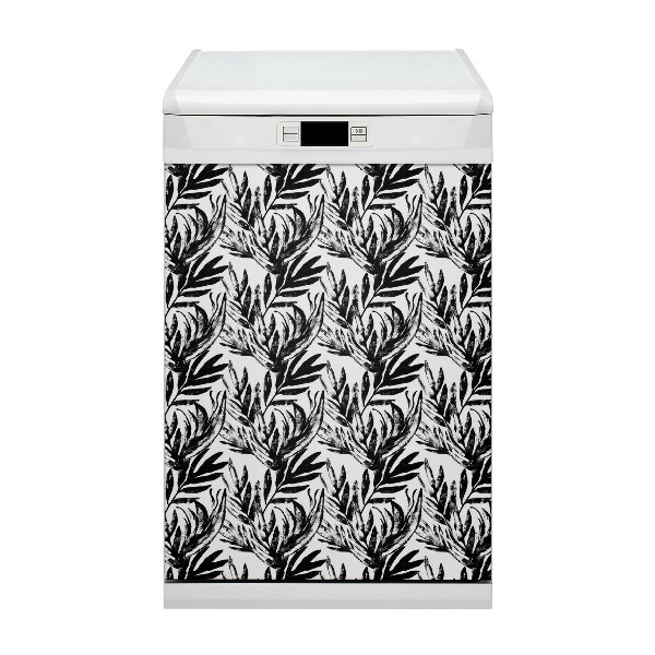 Copertura magnetica per porta della lavastoviglie Mostro nero