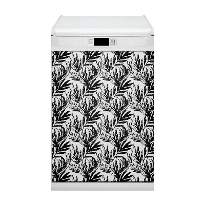 Copertura magnetica per porta della lavastoviglie Mostro nero