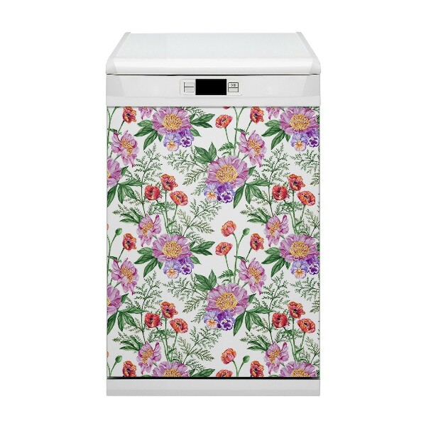 Pannello magnetico per lavastoviglie Peonia Bouquet