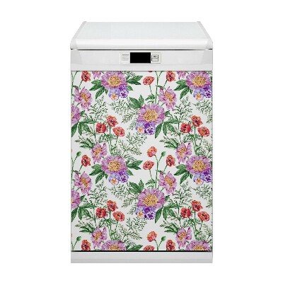 Pannello magnetico per lavastoviglie Peonia Bouquet