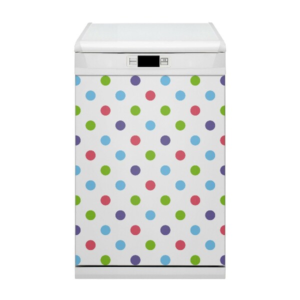 Copertura magnetica per lavastoviglie Punti colorati