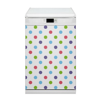 Copertura magnetica per lavastoviglie Punti colorati